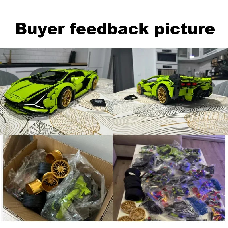 3696Pcs Technical Power Super Car Model Building Blocks Compatible 42115 FKP37 Bricks For Adult Toy for Boy Christmas Gift