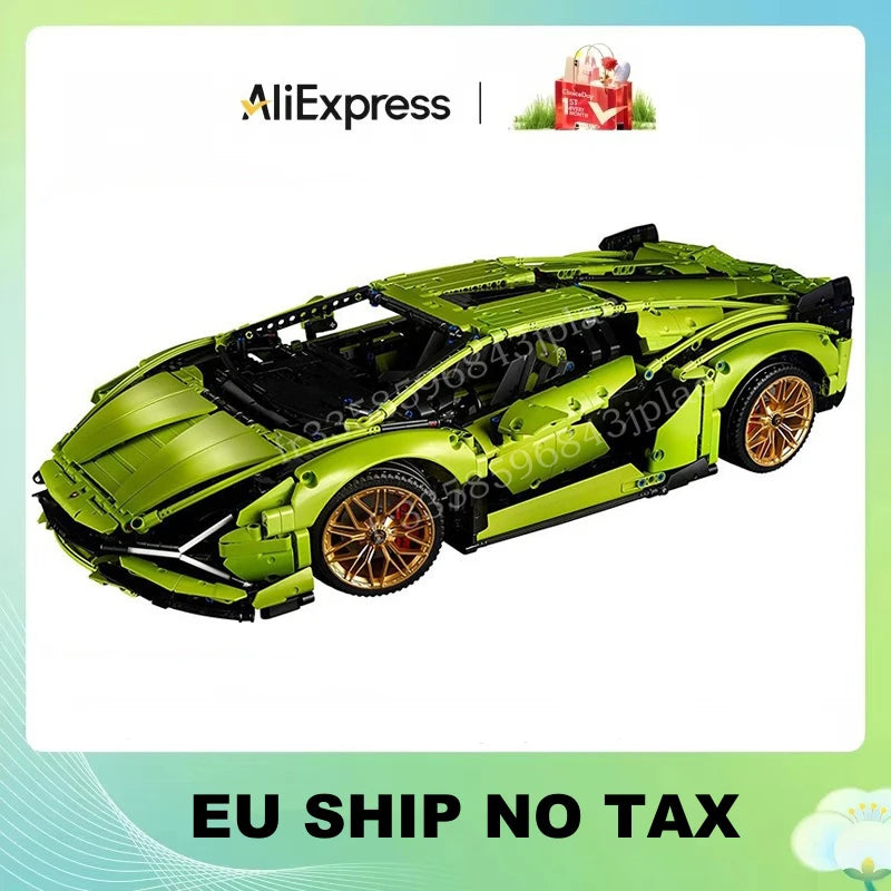3696Pcs Technical Power Super Car Model Building Blocks Compatible 42115 FKP37 Bricks For Adult Toy for Boy Christmas Gift